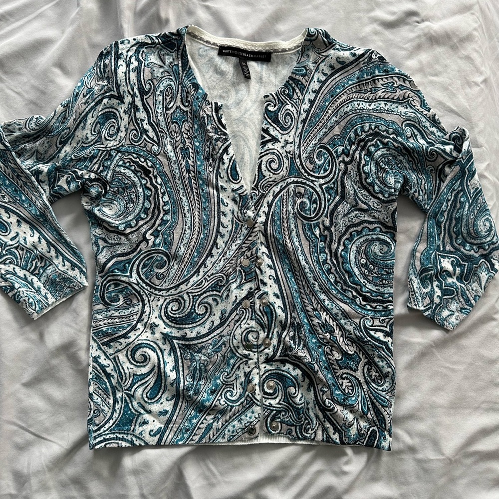 White House Black Market Cardigan - lightly worn